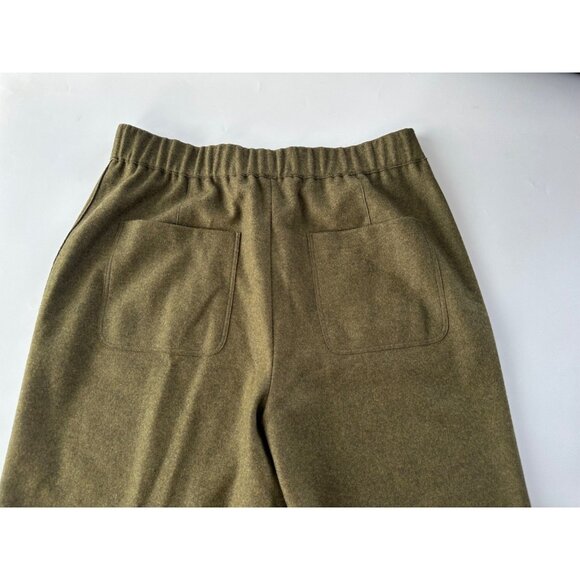 Lafayette 148 Women's LG Wool-Cashmere Double Face Jersey Downing Barrel Leg - Picture 4 of 11